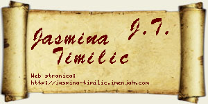 Jasmina Timilić vizit kartica